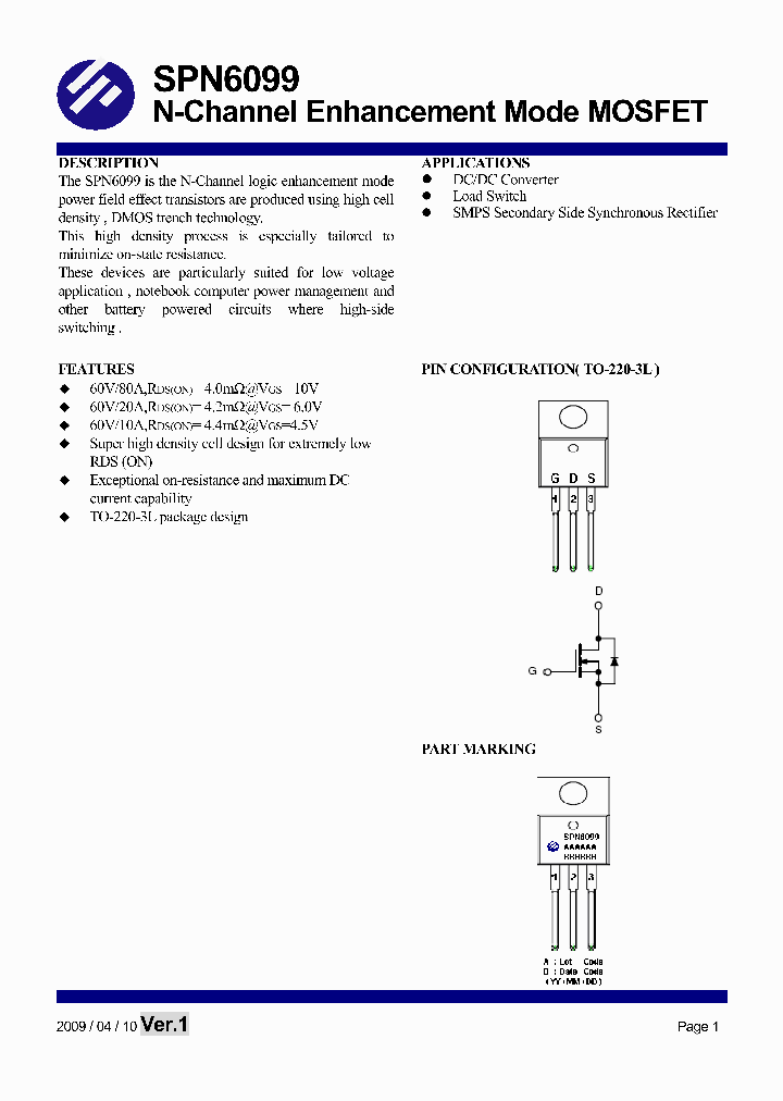 SPN6099_8953734.PDF Datasheet
