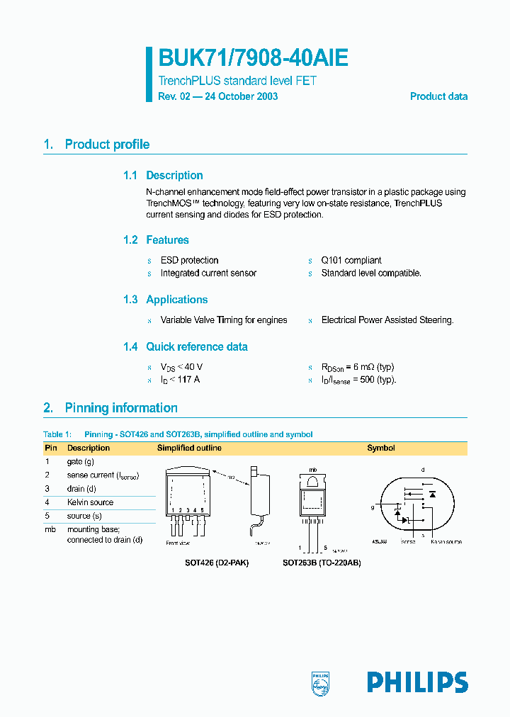 BUK7108-40AIE_8954457.PDF Datasheet