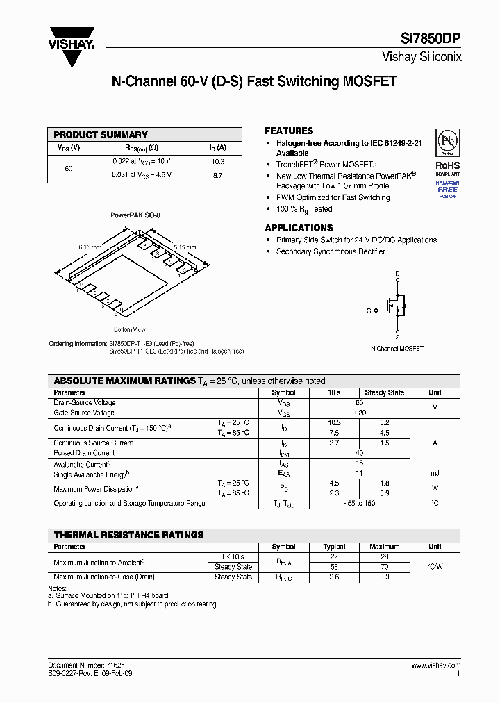 SI7850DP_8954582.PDF Datasheet