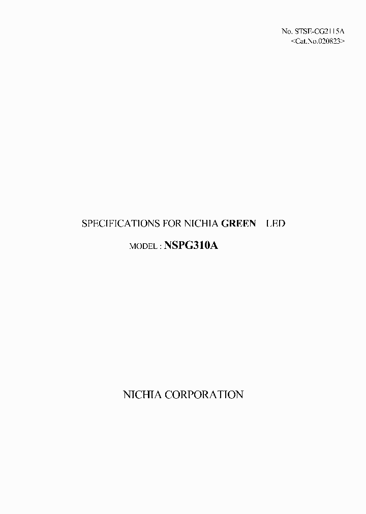 NSPG310A_8955552.PDF Datasheet