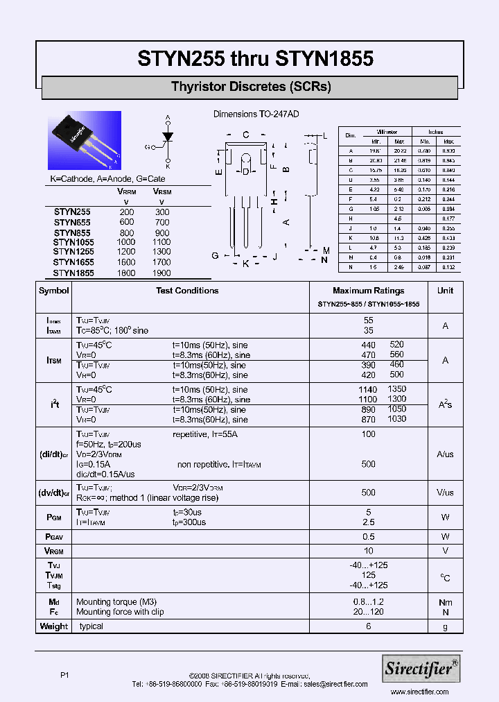 STYN1055_8955992.PDF Datasheet