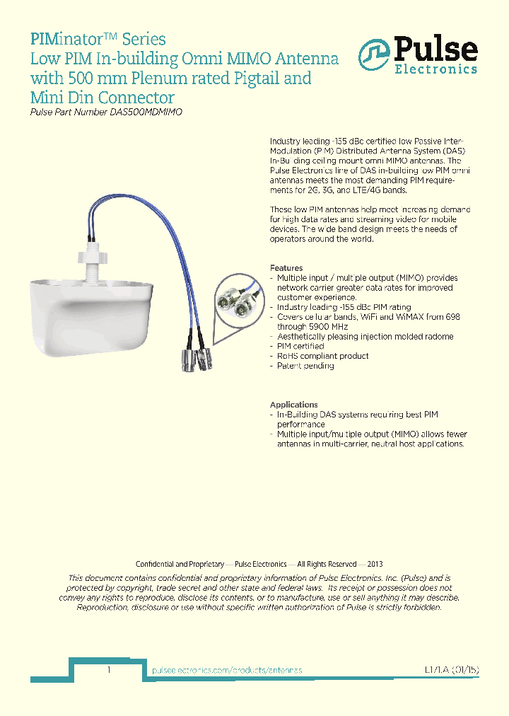 DAS500MDMIMO_8956572.PDF Datasheet
