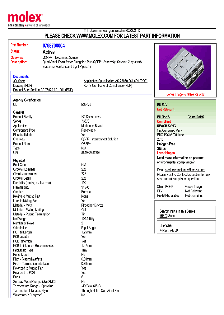 0768700004_8958455.PDF Datasheet