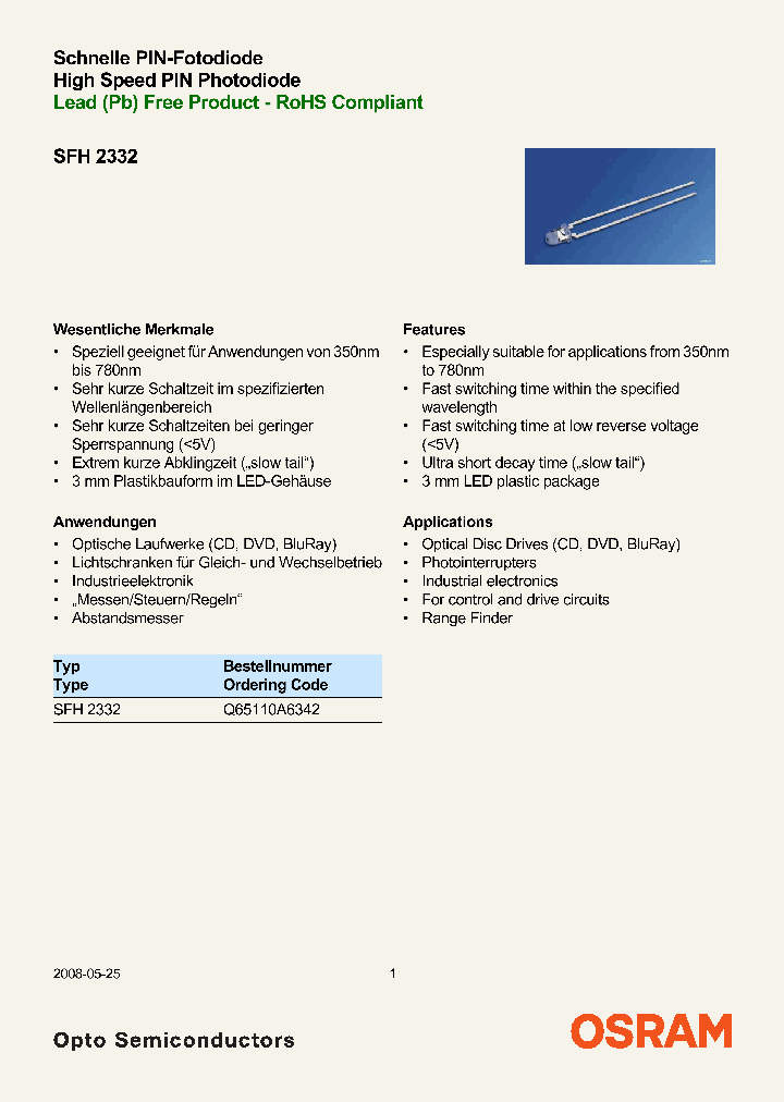SFH2332_8959602.PDF Datasheet