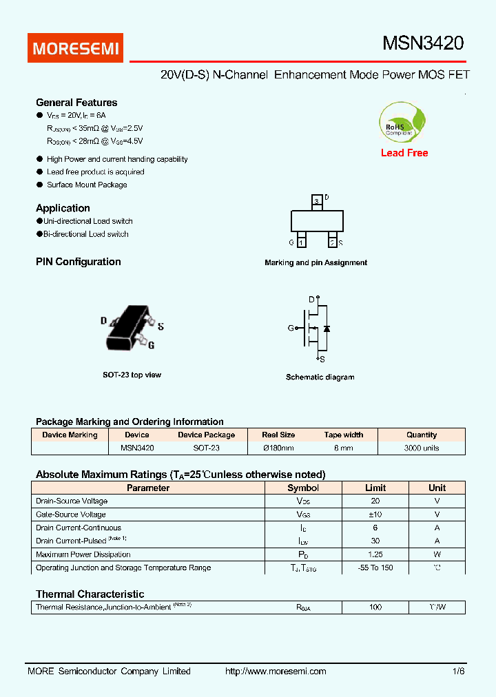 MSN3420_8959581.PDF Datasheet