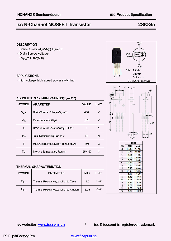 2SK845_8960208.PDF Datasheet