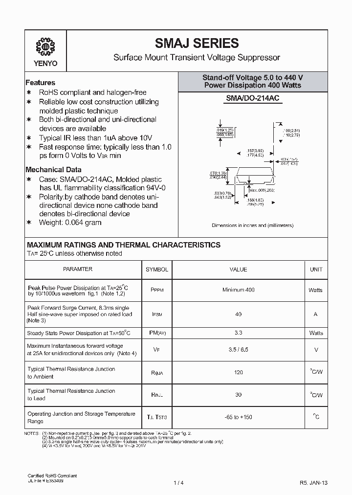 SMAJ_8960853.PDF Datasheet