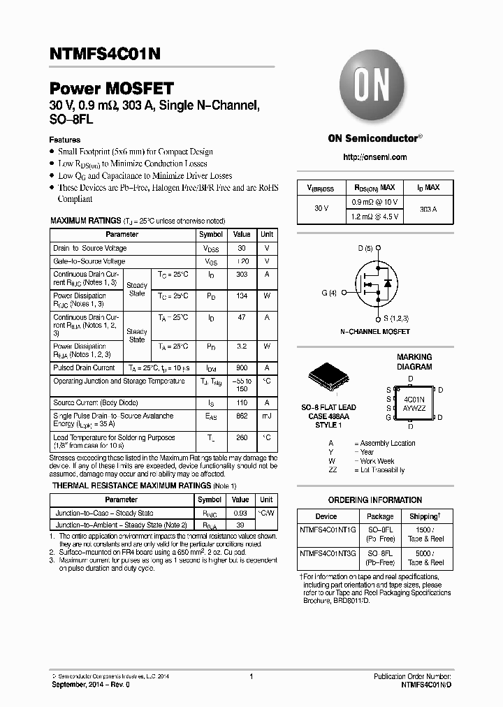 NTMFS4C01NT3G_8967100.PDF Datasheet