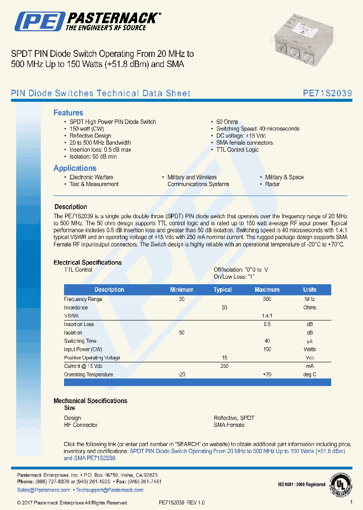 PE71S2039_8967172.PDF Datasheet