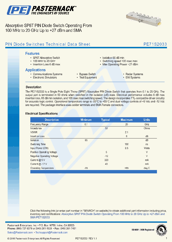 PE71S2033_8967194.PDF Datasheet