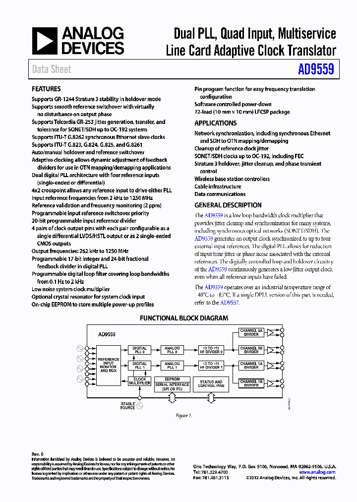 AD9559BCPZ_8969263.PDF Datasheet