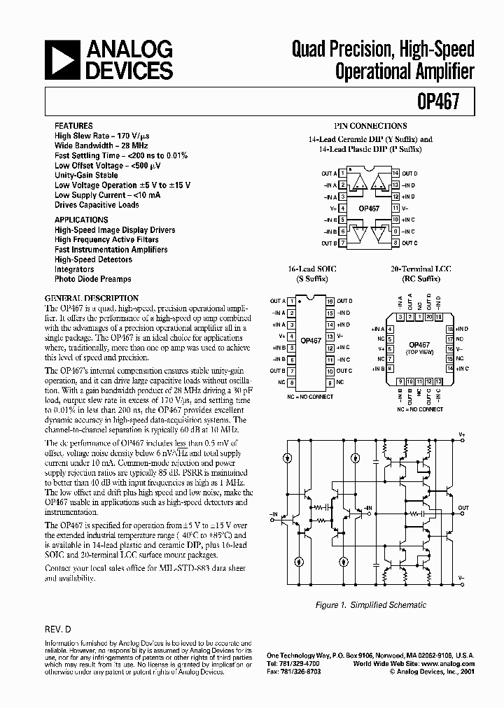 OP467GS-REEL_8971392.PDF Datasheet