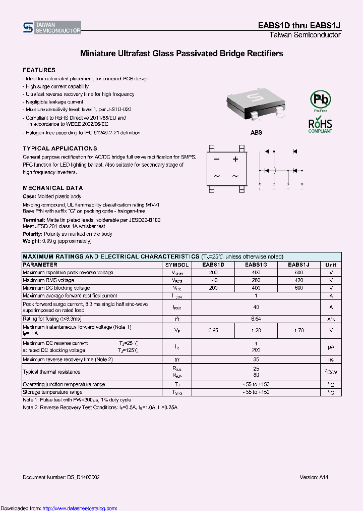 EABS1D_8972054.PDF Datasheet