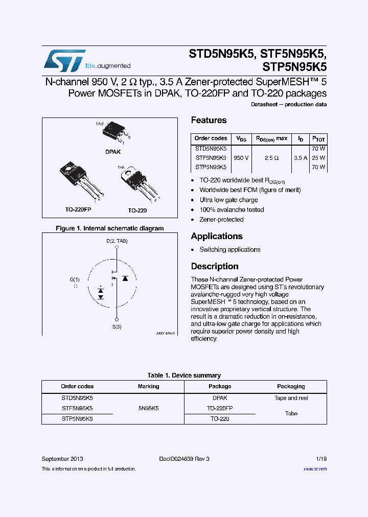 STD5N95K5_8972350.PDF Datasheet