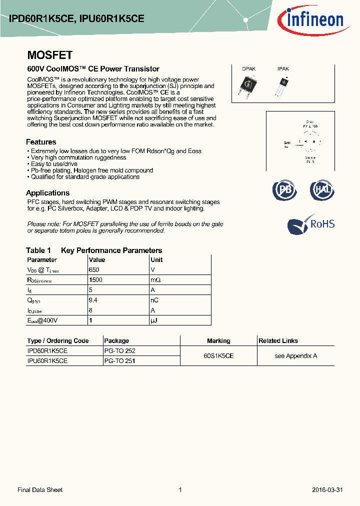 IPD60R1K5CE_8972568.PDF Datasheet