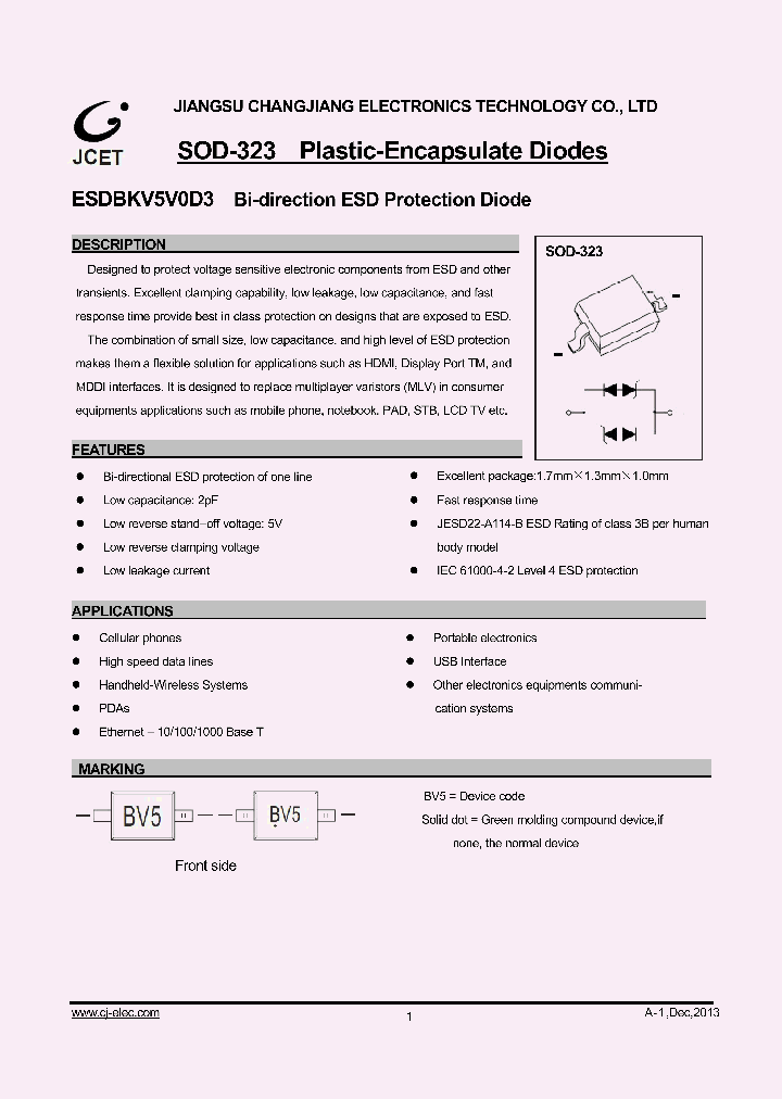 ESDBKV5V0D3_8973452.PDF Datasheet