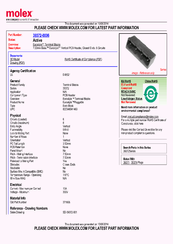 39372-0006_8973917.PDF Datasheet