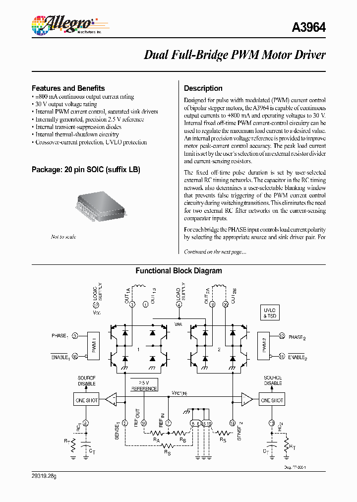 A3964_8975203.PDF Datasheet