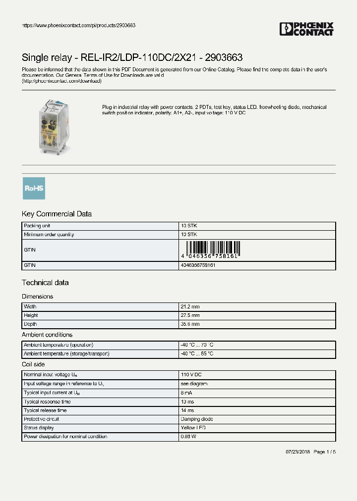REL-IR2-LDP-110DC_8975746.PDF Datasheet