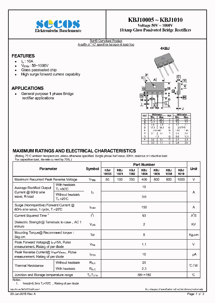KBJ10005_8976224.PDF Datasheet