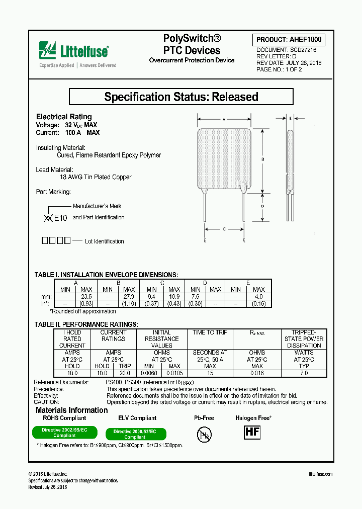 AHEF1000_8978230.PDF Datasheet