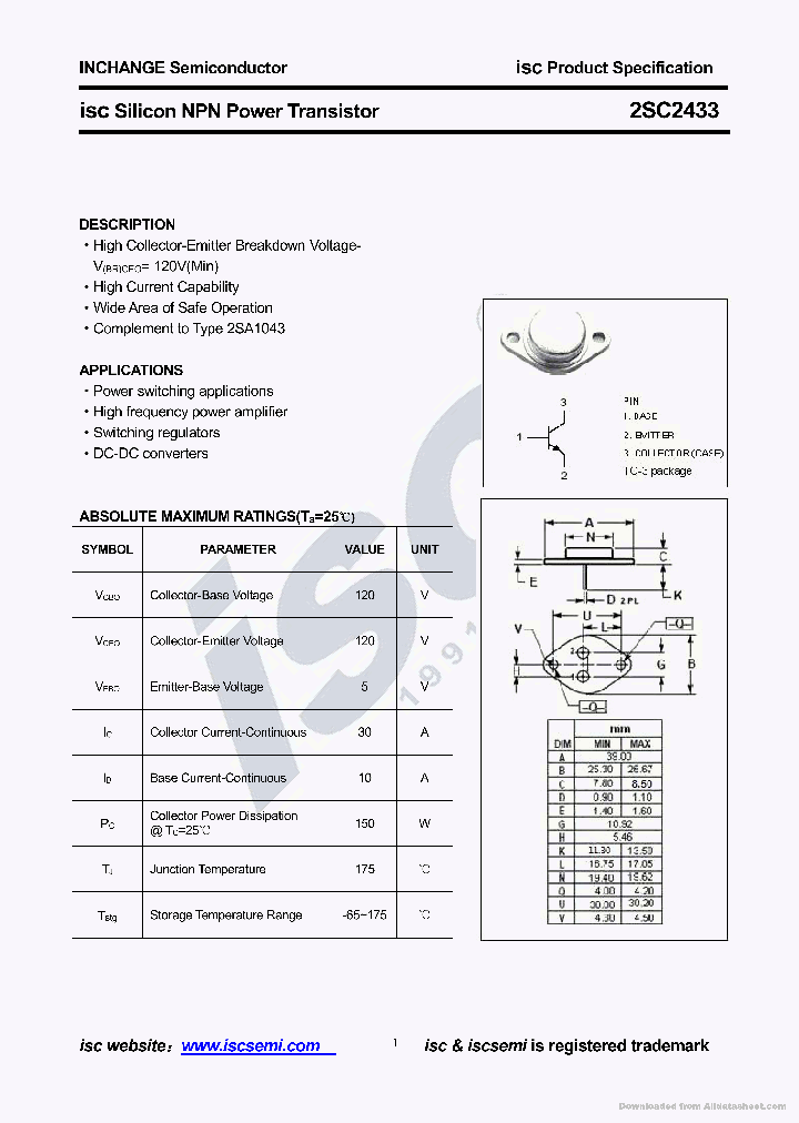 2SC2433_8978319.PDF Datasheet