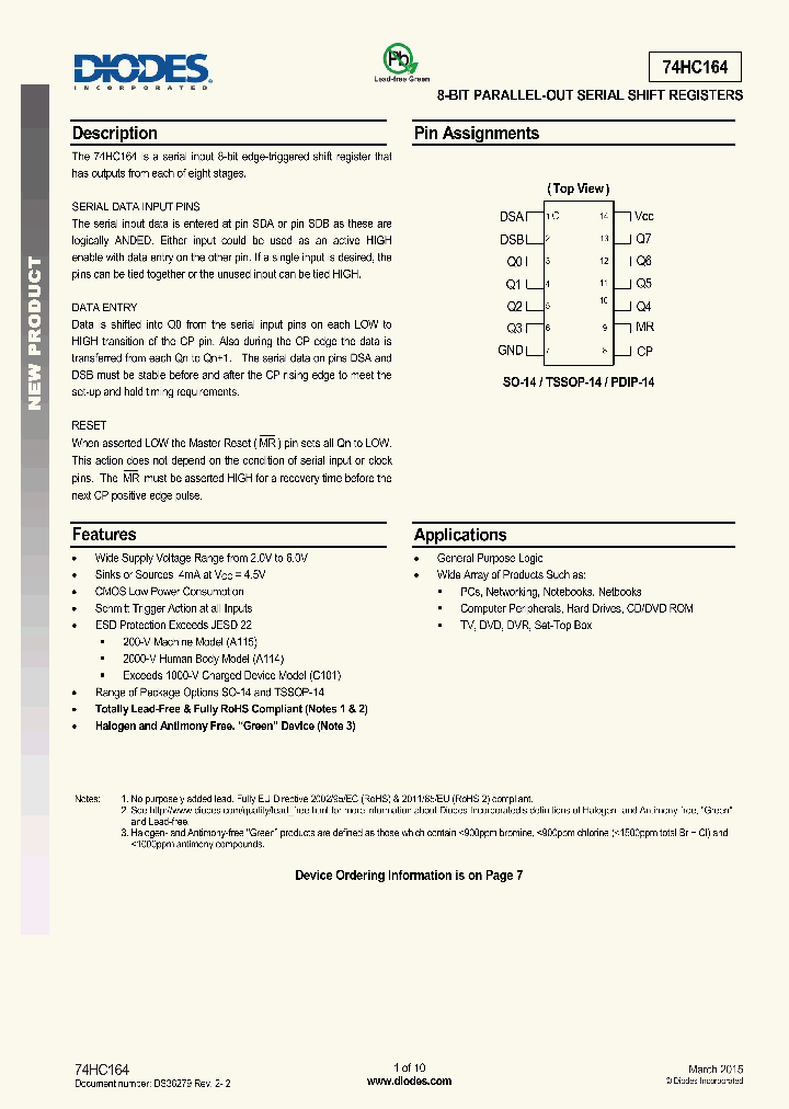 74HC164_8980512.PDF Datasheet