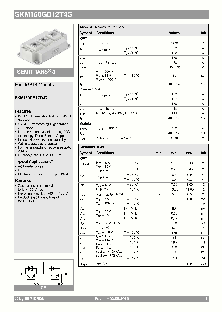 SKM150GB12T4G-13_8980605.PDF Datasheet