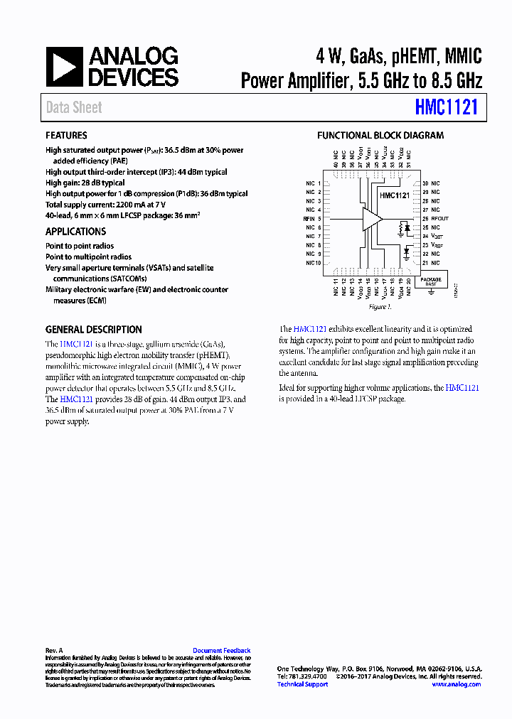 HMC1121_8980824.PDF Datasheet