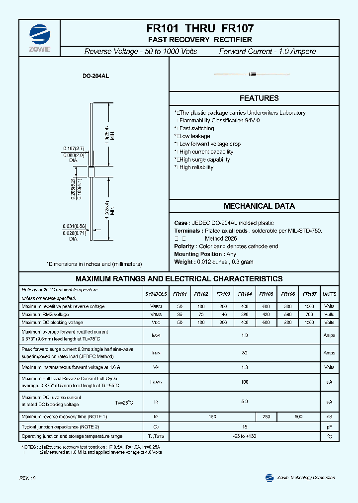 FR105_8981066.PDF Datasheet