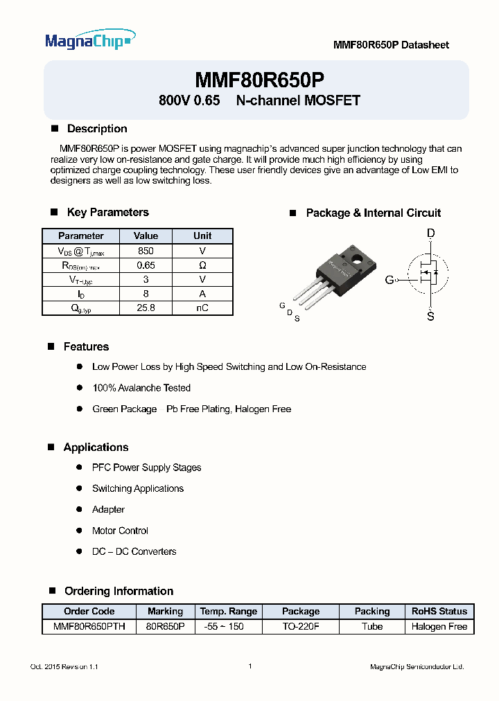 MMF80R650P_8982821.PDF Datasheet
