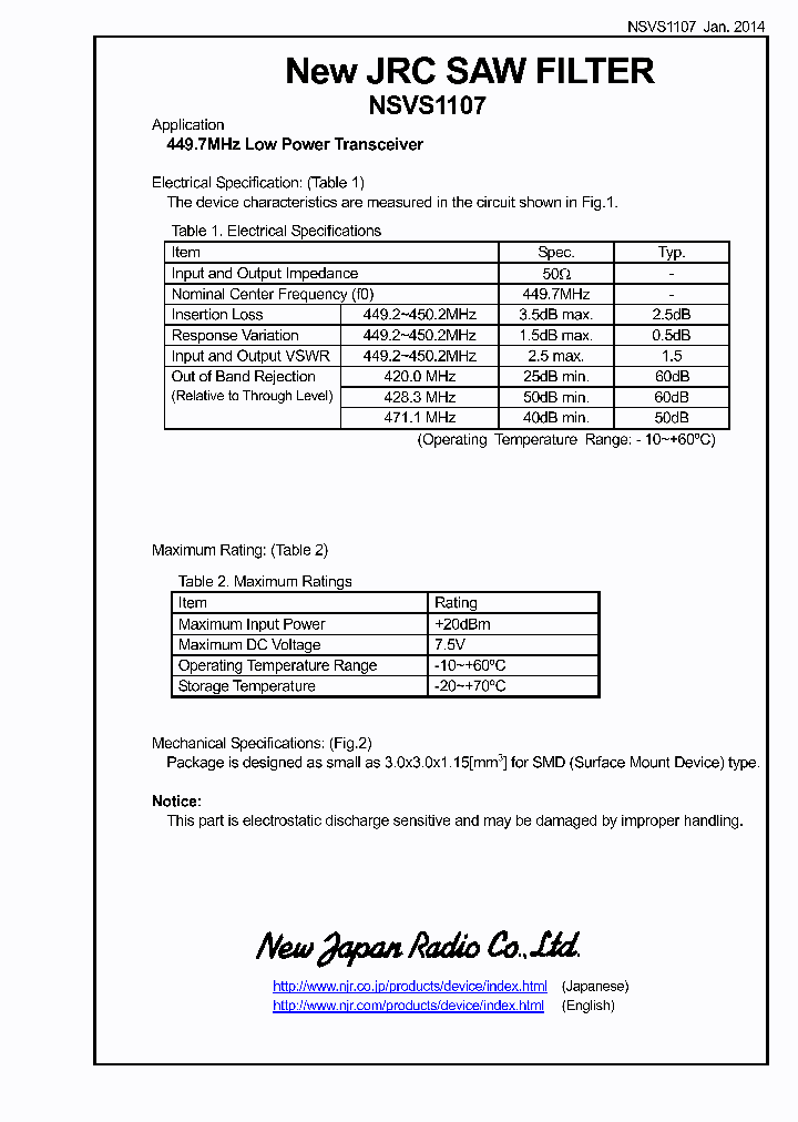 NSVS1107_8984817.PDF Datasheet