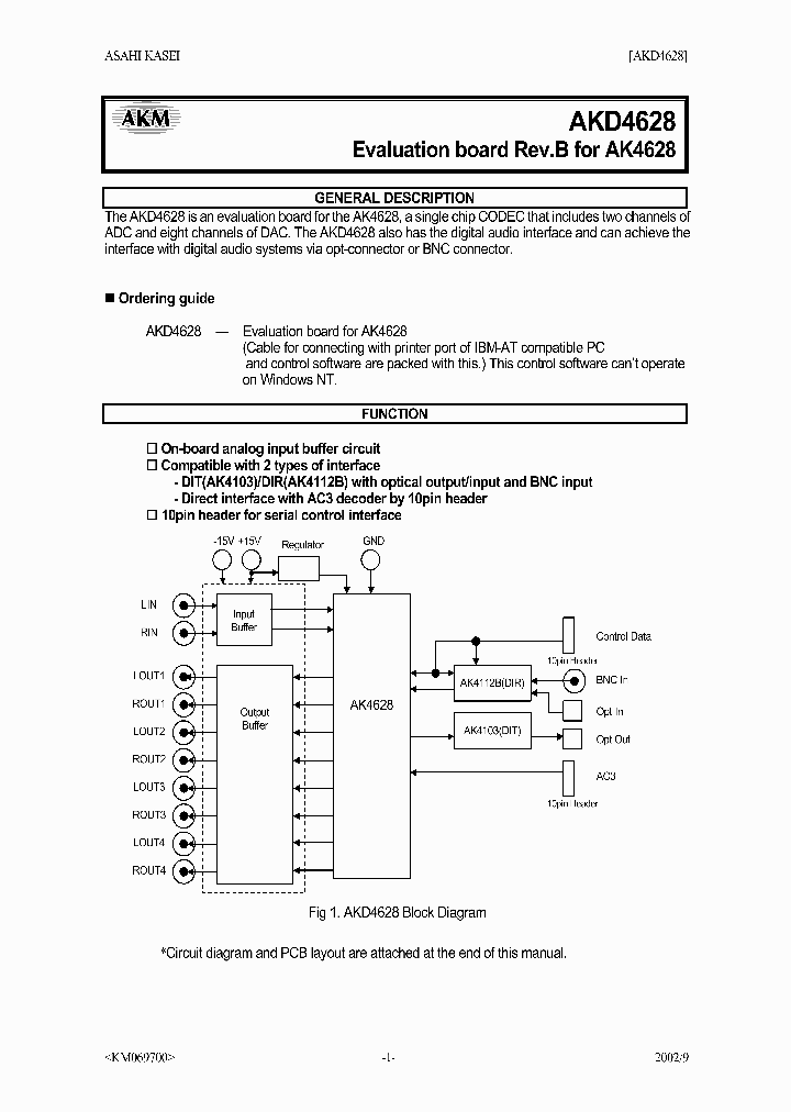AKD4628_8986108.PDF Datasheet