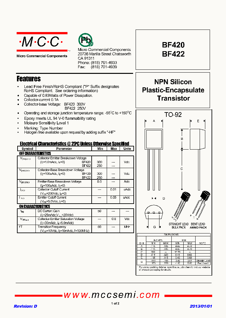 BF420_8986442.PDF Datasheet