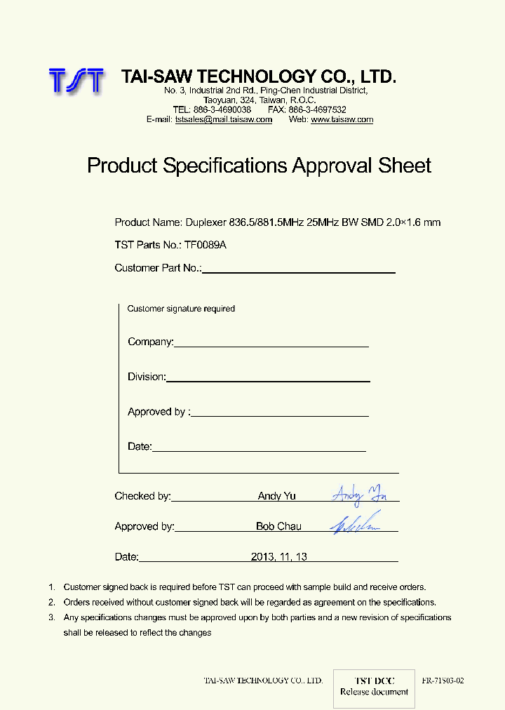 TF0089A_8987215.PDF Datasheet