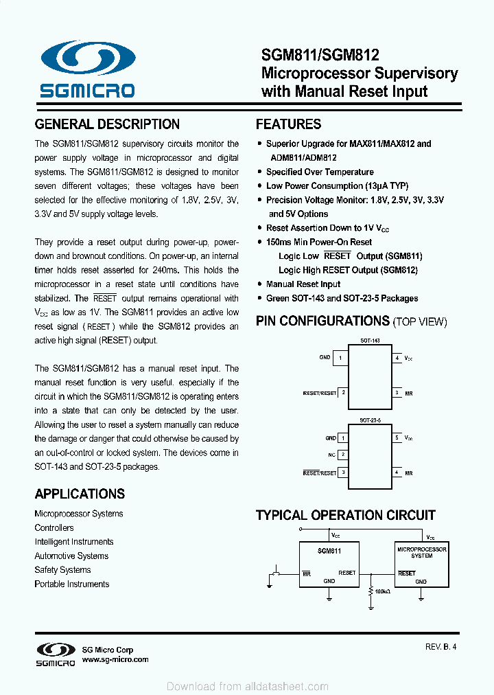 SGM811_8987251.PDF Datasheet