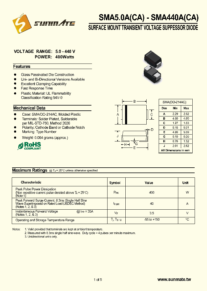 SMA90_8988137.PDF Datasheet