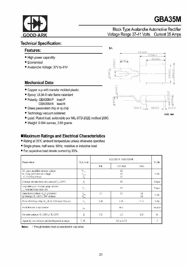 GBA35M_8988664.PDF Datasheet