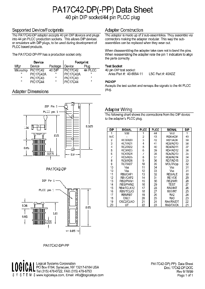 PA17C42-DP_8989463.PDF Datasheet