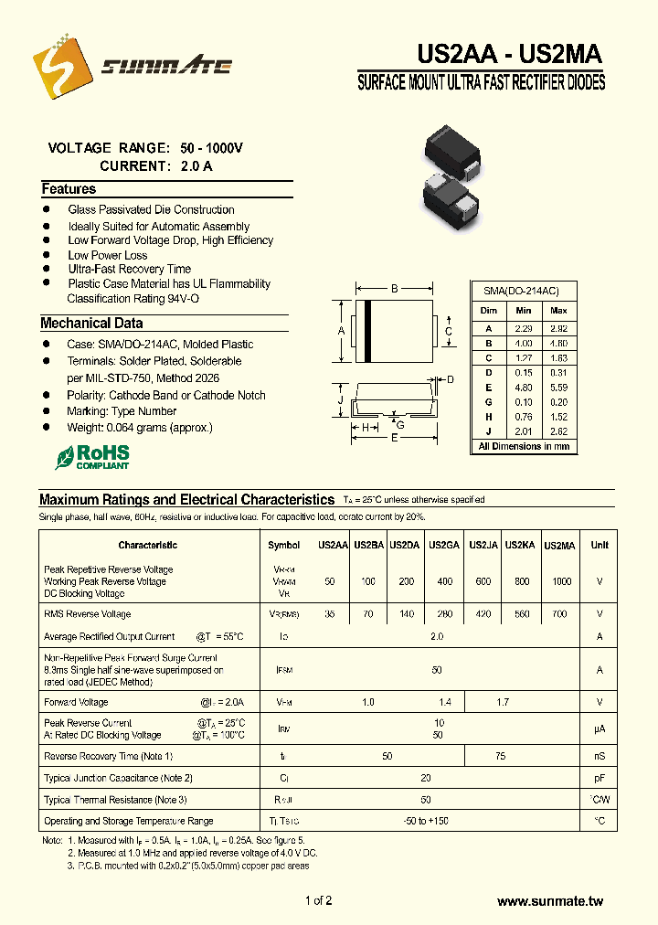 US2AA_8990175.PDF Datasheet