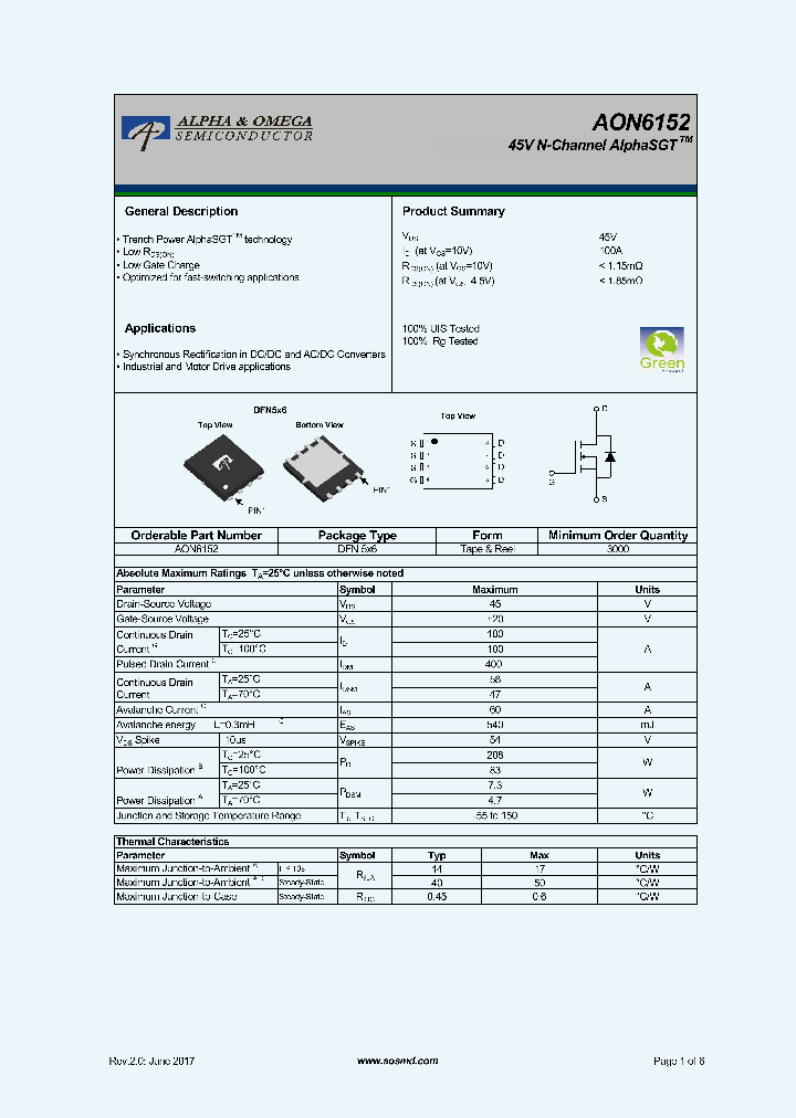 AON6152_8989854.PDF Datasheet