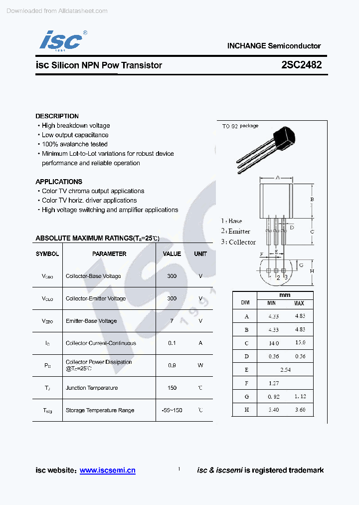 2SC2482_8992950.PDF Datasheet