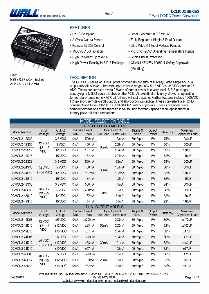 DCMCU2-12D33_8993283.PDF Datasheet