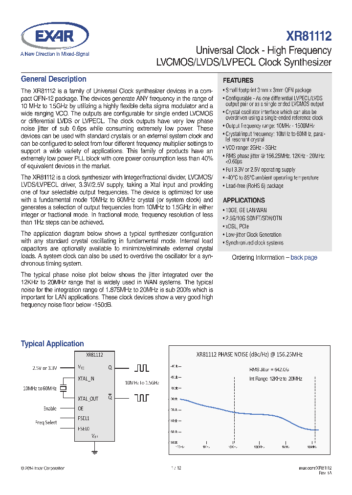 XR81112_8993720.PDF Datasheet