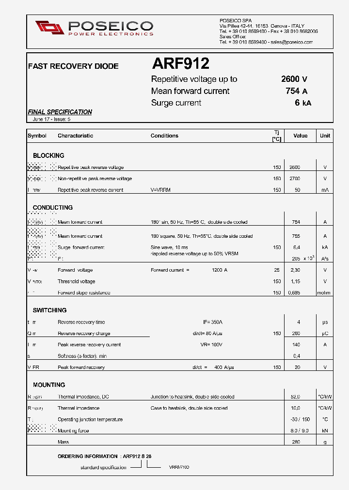 ARF912S26_8994792.PDF Datasheet