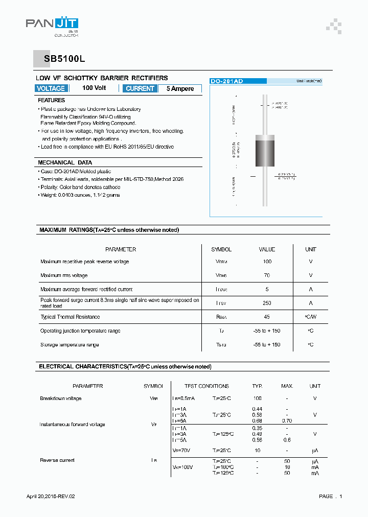 SB5100L-16_8998449.PDF Datasheet