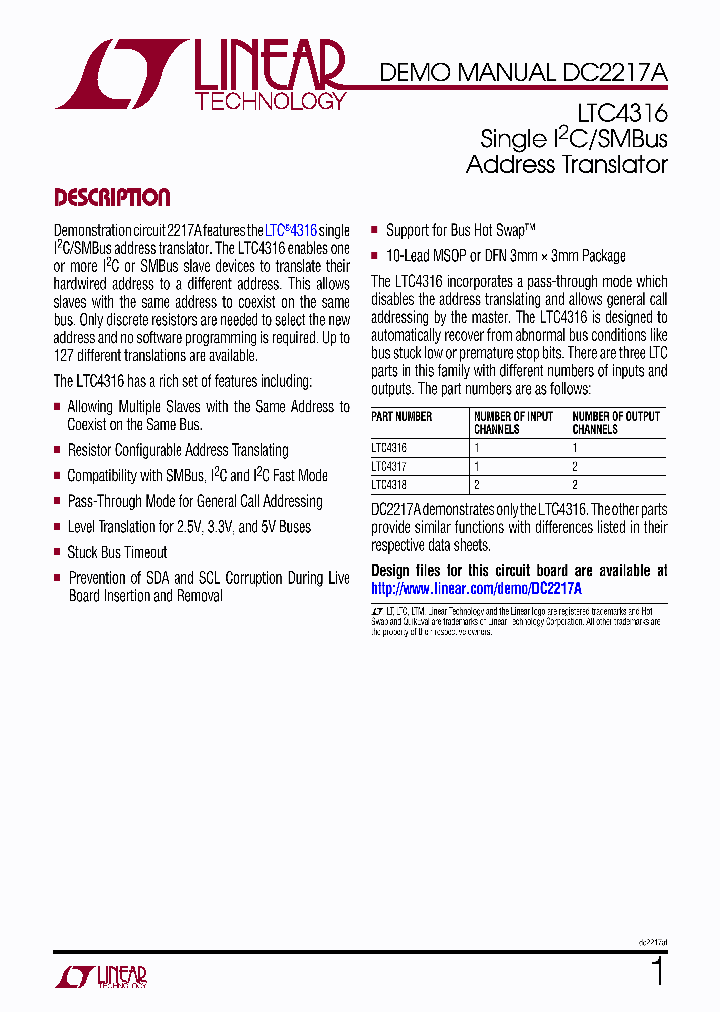 LTC4316_8999458.PDF Datasheet