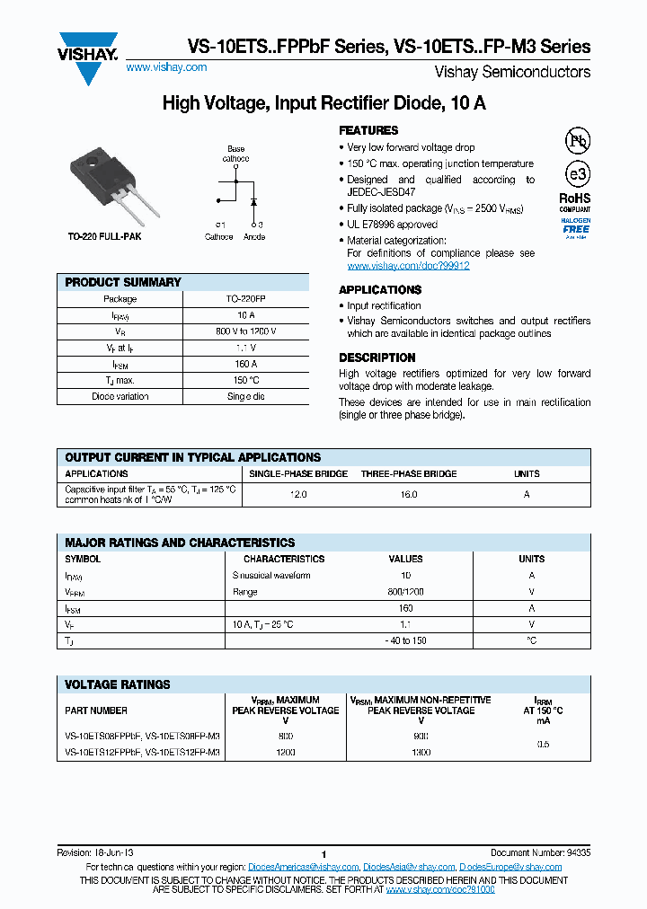VS-10ETSFP-M3_9000263.PDF Datasheet