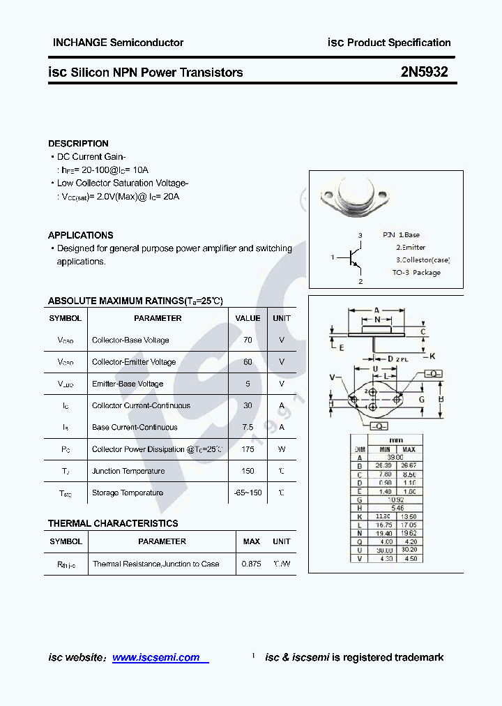 2N5932_9001820.PDF Datasheet