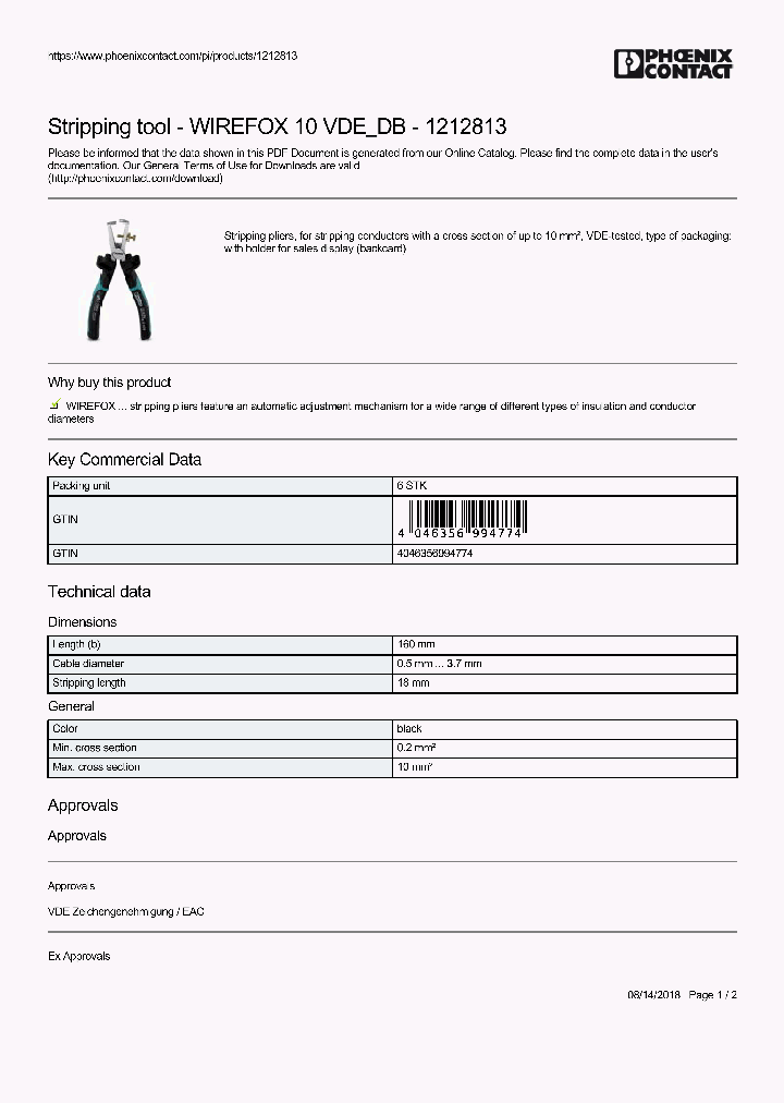 WIREFOX-10-VDE-DB_9002007.PDF Datasheet